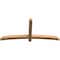 Ekena Millwork Bellingham Timber Gable Bracket, Western Red Cedar, 72"W x 33"H x 3 1/2"D x 3 1/2"F, 11/12 Pitch GBW072X33X0404BEL00SWR - alternate 2